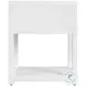 Nora Smooth White 1 Drawer Nightstand
