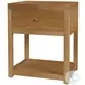 Nora Light Natural 1 Drawer Small Nightstand