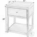 Nora Light Natural 1 Drawer Small Nightstand