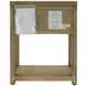 Nora Light Oak 1 Drawer Small Nightstand