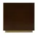 Francois Antique Gold Leather Upholstered 2 Door Accent Cabinet