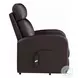 Ricardo Brown Synthetic Leather Power Recliner with Lift
