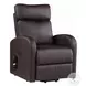 Ricardo Brown Synthetic Leather Power Recliner with Lift