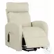 Ricardo Beige Synthetic Leather Power Recliner with Lift