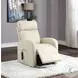 Ricardo Beige Synthetic Leather Power Recliner with Lift