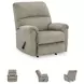 Stonemeade Taupe Rocker Recliner
