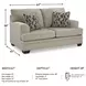 Stonemeade Taupe 67" Loveseat