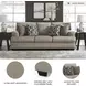 Stonemeade Taupe 92" Sofa
