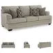 Stonemeade Taupe Queen 92" Sofa Sleeper