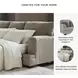 Stonemeade Taupe Queen 92" Sofa Sleeper