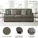 Stonemeade Nutmeg 92" Sofa