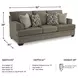 Stonemeade Nutmeg 92" Sofa