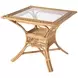 Antigua Natural 34" Square Dining Table