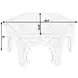 Marjorie Mother of Pearl 41" Hexagon Cocktail Table