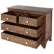 Rashmi Brown and Bone Inlay 4 Drawer Accent Chest