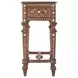 Rashmi Brown and White Rectangular End Table
