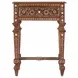 Rashmi Brown and White Rectangular End Table