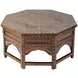 Mandore Brown 42" Octagon Coffee Table