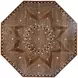 Mandore Brown 42" Octagon Coffee Table