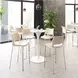 Ace Light Pink And Brushed Stainless Steel Bar Stool Set Of 2