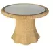 Flora Natural Glass Top Dining Room Set