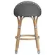 Inez Gray and White Counter Height Stool