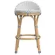 Inez Black and White Counter Height Stool