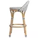 Inez Black and White Counter Height Stool