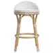 Inez White and Gray Counter Height Stool