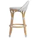 Inez White and Gray Counter Height Stool