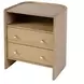 Colin Natural Oak 2 Drawer Open Nightstand