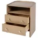 Colin Natural Oak 2 Drawer Open Nightstand