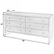 Colin Natural Oak 6 Drawer Dresser