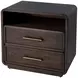 Keenan Brown Sugar Espresso 2 Drawers Nightstand
