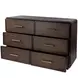 Keenan Brown Sugar Espresso 6 Drawers Dresser