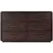 Keenan Brown Sugar Espresso 6 Drawers Dresser