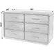 Keenan Brown Sugar Espresso 6 Drawers Dresser