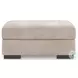 High Profile Taupe Ottoman