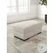 High Profile Taupe Ottoman