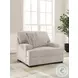 High Profile Taupe Oversized Chair
