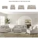 High Profile Taupe Ottoman
