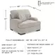 High Profile Taupe Oversized Chair