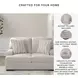 High Profile Taupe 68" Loveseat
