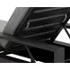 Tavira Lanikai Salt and Pepper Performance Fabric Upholstered Outdoor 82" Chaise Lounger