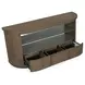 Bosley Lt. Brown Porpoise 60" Demilune TV Stand