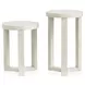 Refton Balboa Mist Round Nesting Accent Table