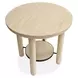 Sunset Cove Sanibel Brown Round End Table