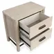 Sunset Cove Sanibel Brown and Cream Upholstered Panel Bedroom Set