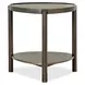 Hadleigh Black Coffee Bean Free Form Accent End Table