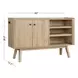 Arcadia Antique Oak 2 Door Sideboard